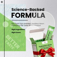 Bâtonnets de gelée aromatisés au matcha OEM, améliorent l'hydratation quotidienne, vitalité, aident à maintenir l'hydratation, complément nutritionnel sportif