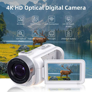 Cámara Digital de Video 4K y Fotos de 30MP Directo de Fábrica, Videocámara con Zoom Óptico 10X, Pantalla Táctil IPS de 3.0, Compatible con Wifi, Enfoque Automático AF - Product Image 2