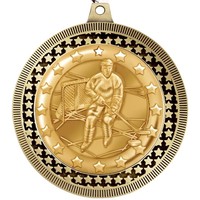 Medali kejuaraan hoki es Premium mulia 3D pemutar kepingan Puck terukir dengan hiasan kristal untuk kompetisi turnamen