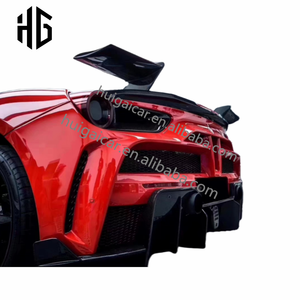 Venta al por mayor de fábrica, alerones de coche estilo Msy, alerón trasero para <span class=keywords><strong>Ferrari</strong></span> <span class=keywords><strong>488</strong></span> GTB/Spider, actualización, Kit de carrocería de alerón estilo Mansori - Product Image 3