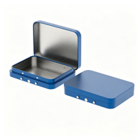 Boîte en étain anti-odeur et résistante aux enfants (CR) de 80x58x15mm, lot de 7 pièces, avec insert, pour garde-jeunesse ou transporteur de chiens