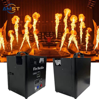 Machine à feu à effet de scène Triple Way 3 head Flame Machines DMX Party Equipment Wedding Lighting For DJ Disco Atmosphere