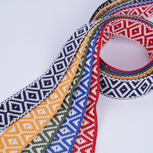 Tùy Chỉnh 38Mm Hot Bán Quốc Gia Phong Cách Polyester Sọc <span class=keywords><strong>Jacquard</strong></span> <span class=keywords><strong>Nylon</strong></span> Vải Băng Vải Dây Đeo Cho 38Mm Túi Dây Đeo - Product Image 5