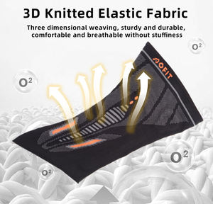 Genouillère de soutien AOFIT pour soulager la douleur sportive, compression antidérapante en silicone, nylon élastique respirant - Product Image 4