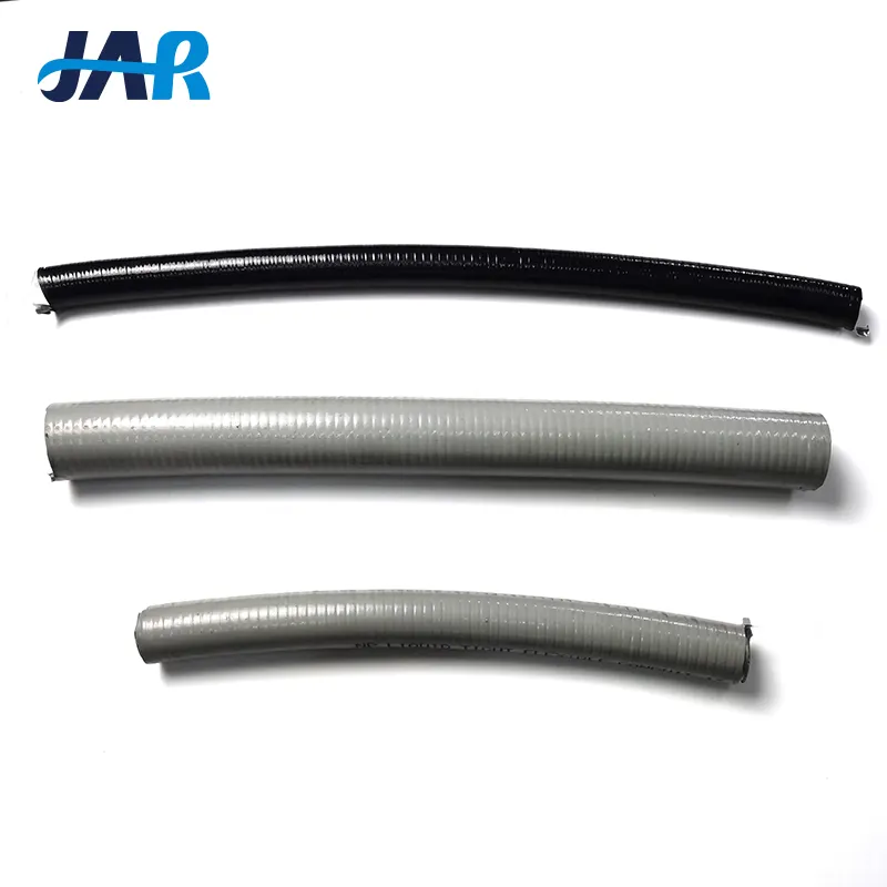 JAR Fábrica Preço PVC Revestimento Líquido Apertado Metal Steel Pipe Canalização Metálica Flexível