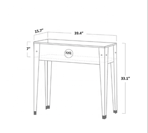 Macetero urbano, 39,3 pulgadas X L x 15,7 D x 33 x en H <span class=keywords><strong>antracita</strong></span>-macetero elevado de acero galvanizado - Product Image 3