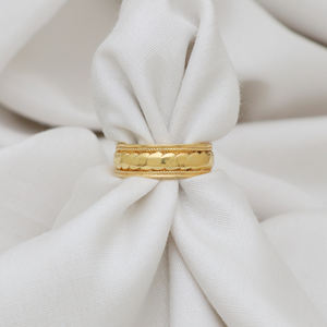 Bague plaquée or en argent sterling 925 Bague Infinity Eternity pour homme Plaqué or 18 carats - Product Image 3