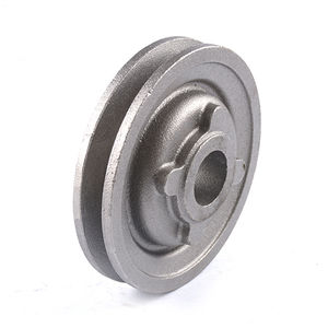 하이 퀄리티 사용자 정의 회색 철 벨트 풀리 주조 모래 주조 주철 주조 CNC Machining-GG25 GJL25 FC25 산업용 사용 - Product Image 1