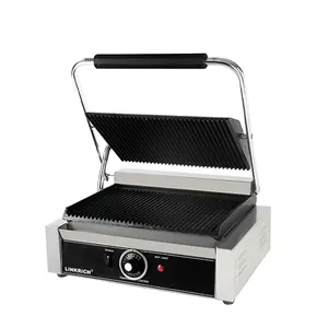 Hot Selling Commercial Electric Panini Sandwich Maker Grill Factory Price with US Plug and 220V Volta