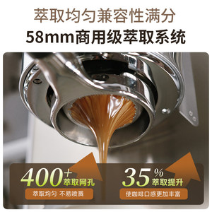 Machine à expresso WKFK10 à double chaudière, 20 bars, écran tactile, usage domestique et commercial, extraction à froid et à chaud, conception à double chaudière, garantie - Product Image 3