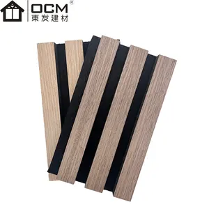 Nuevo producto Explosion Slat Panel acústico Akupanel Paneles de pared acústicos de madera