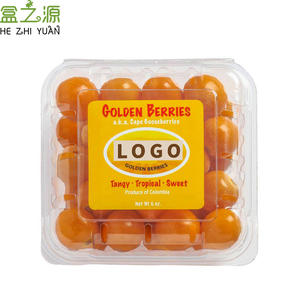 Caja de Embalaje de Plástico Transparente Personalizada para Frutas Frescas, Verduras, Arándanos, Fresas, Naranjas y Manzanas - Product Image 4