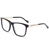 Nouvelles montures de lunettes de vue en acétate de luxe au design classique et tendance, forme carrée, pour lunettes de lecture unisexe
