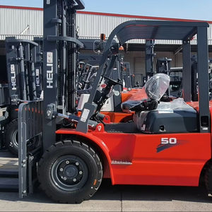 Carretilla elevadora de 5 toneladas HELI Carretilla elevadora diésel Maquinaria logística CPCD50 con piezas de repuesto - Product Image 1