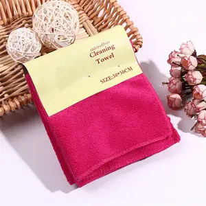 Promotion Goods In Stock Household Microfiber Cleaning Cloth