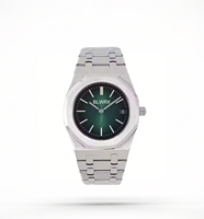Montre automatique de haute qualité avec logo personnalisé, acier inoxydable 904L, verre saphir, 41 mm, résistante à l'eau, octogonale, mode homme