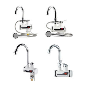 Đánh Bóng thủy điện mưa tắm đặt ngay lập tức máy nước nóng điện với nhiệt điện tử Chrome-Hoàn thành vòi Nhựa - Product Image 6