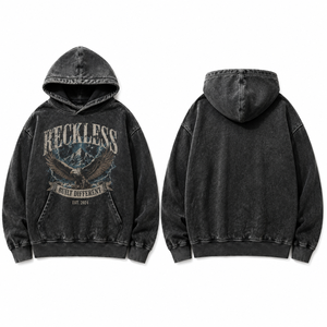 Custom Vintage Hoodie Men's Heavyweight Oversized Streetwear Pullover Graphic Hoodie Casual <b>Washed</b> Cotton Sweatshirt - Product Image 3