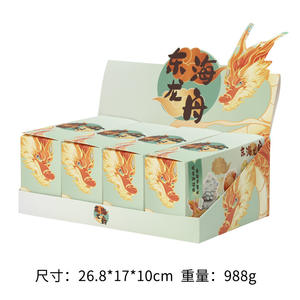 Auténtica caja misteriosa de Barco Dragón Donghai, figurita de resina de estilo antiguo, muñeca de juguete hecha a mano, regalo de cumpleaños perfecto - Product Image 5