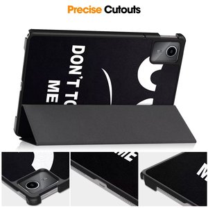 Funda de cuero PU con soporte triple plegable y estampado a color para Lenovo Tab <span class=keywords><strong>M11</strong></span> TB-330FU, funda para tableta de 11 pulgadas - Product Image 4