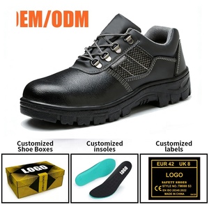 <span class=keywords><strong>Chaussures</strong></span> de sécurité professionnelles OEM à coupe basse, semelle en caoutchouc antidérapante, embout en acier, anti-perforation, prix de gros abordable pour chantier de construction - Product Image 5