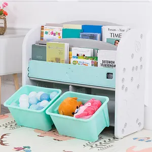 Custom Baby Indoor Furniture Corner Armário Kids Storage Box Rack Drawer Plastic Children Toy Shelf Storage Cabinet