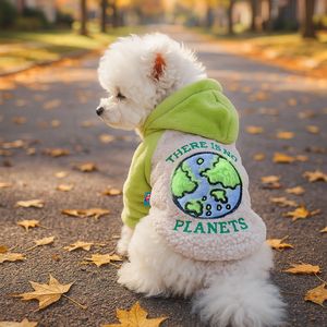 Ropa para mascotas para otoño e invierno, perros pequeños, cachorros, perros y gatos felices, ropa cálida y cómoda, ropa gruesa para el hogar - Product Image 2