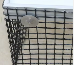 Kit de protection pour panneaux solaires avec 50 filets de protection en aluminium et revêtement en PVC anti-pigeons, robuste et durable - Product Image 3