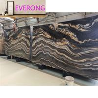 Dalle de quartzite fusionnée violette Raw Bookmatch
