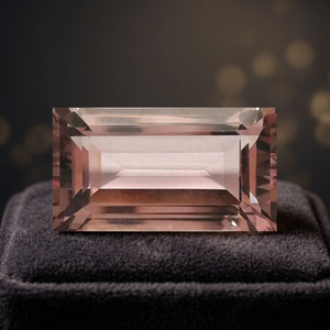 Morganite naturelle taille baguette 1,50x3mm certifiée IGI 0,07 carat, prix usine de gros, pierre précieuse facettée de haute qualité - Product Image 1