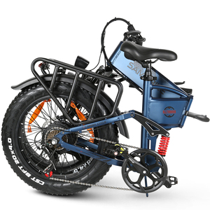 Bicicleta Eléctrica <span class=keywords><strong>Plegable</strong></span> <span class=keywords><strong>SAMEBIKE</strong></span> RS-A02PRO de 20 Pulgadas con Suspensión Completa y Neumáticos Gruesos, 15 Ah, Disponible en Almacén de la UE - Product Image 5