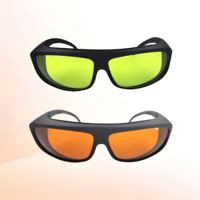 Lunettes de sécurité laser à haute densité optique Lunettes Lunettes de protection Accessoires pour machines laser Transmittance élevée de la lumière visible Nouveau