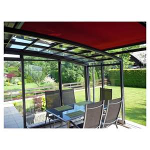 Serre en verre préfabriquée moderne en aluminium, multifonctionnelle, 4 saisons, imperméable, écologique, directement de l'usine Prima - Product Image 3