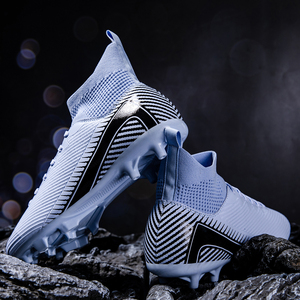 <span class=keywords><strong>Scarpe</strong></span> da Calcio Traspiranti Personalizzate FG con Tacchetti Lunghi, Resistenti all'Usura e Antiscivolo per Uso Esterno e <span class=keywords><strong>Interno</strong></span> - Product Image 1
