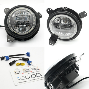 Faro de Halo redondo LED negro 5700K luz led para coche Ojos de Ángel 9 pulgadas faro LED <span class=keywords><strong>King</strong></span> <span class=keywords><strong>Kong</strong></span> - Product Image 5