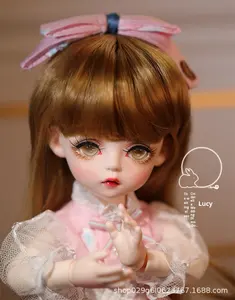 BJD 30cm Bamboo SD Petite poupée de mode Katie Maquillage Fille Déguisement Cadeau Anniversaire Jouet princesse réaliste - Product Image 4