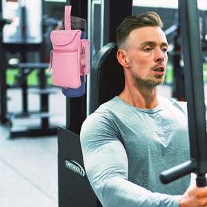 Pochette magnétique personnalisée pour bouteille d'eau de sport, compatible avec YETI Rambler Hydro Flask, sac magnétique pour bouteille d'eau de sport avec poches - Product Image 5