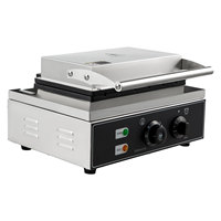 WeWork Gaufrier rectangulaire commercial 10 pièces Machine à gaufres électrique antiadhésive 2000W Gaufrier belge en acier inoxydable
