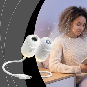 Portable USB <b>LED</b> <b>Star</b> Projector Night <b>Light</b> Starry Sky Lamp Romantic Bedroom Atmosphere <b>Light</b> - Product Image 2