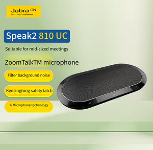 Jabra Speak 810 para altavoz inalámbrico con cancelación <span class=keywords><strong>de</strong></span> ruido, traducción <span class=keywords><strong>de</strong></span> micrófono para uso personal en Conferencias <span class=keywords><strong>de</strong></span> Enseñanza - Product Image 1
