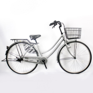 <span class=keywords><strong>Bicicleta</strong></span> Urbana Clásica Vintage de <span class=keywords><strong>26</strong></span> Pulgadas para Hombre y Mujer, de Una Velocidad, con Cuadro y Horquilla de Acero, y Canasta - Product Image 1