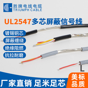 Triumph Cable Shielded Control Wire 24/22AWG 2 3 4 Core PVC Insulated Tinned Copper Industrial Use - Product Image 5