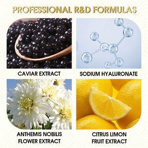 เอสเซนส์คาเวียร์มังสวิรัติออร์แกนิกพร้อมกรดไฮยาลูโรนิกและชาเขียวสำหรับการปรับสมดุลความชุ่มชื้นอย่างล้ำลึกและต่อต้านริ้วรอย - Product Image 3