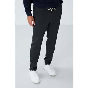Pantalon de survêtement pour homme gris foncé texturé coupe standard - 82155 - Gris foncé - Product Image 1