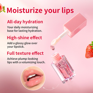 Logotipo personalizado Aceite de aguacate vegano Tinte de labios de fresa Tintado impermeable Hidratante Aceite de labios de etiqueta privada - Product Image 2