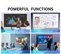 Tableau blanc interactif tout-en-un, écran tactile Ultra HD 4K, 65/75/86 pouces, équipement d'éducation en ligne