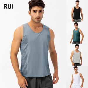 Camiseta sin Mangas RUIQUWIN con Logotipo Personalizado para Hombre, Secado Rápido, Absorbe la Humedad, Deportiva, Transpirable, Camiseta de Tirantes para Correr, Ropa de Gimnasio, Deportes - Product Image 1