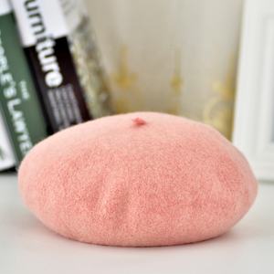 Nouvelles couleurs Style original de haute qualité pour les <span class=keywords><strong>chapeaux</strong></span> de béret pour femmes en laine chaude d'automne et d'hiver - Product Image 6
