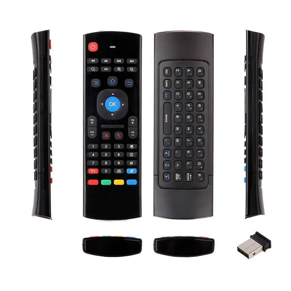 Backlit Air Mouse mx3 Smart Remote Control 2.4G RF Wireless Keyboard with Voice Microphone for X96 tx3 H96 pro Android TV Box
