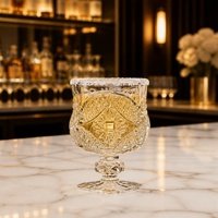 Verre à shot transparent de 45 ml - Verre à liqueur texturé en verre blanc de haute qualité pour restaurant, hôtel, bar, petite verrerie à liqueur